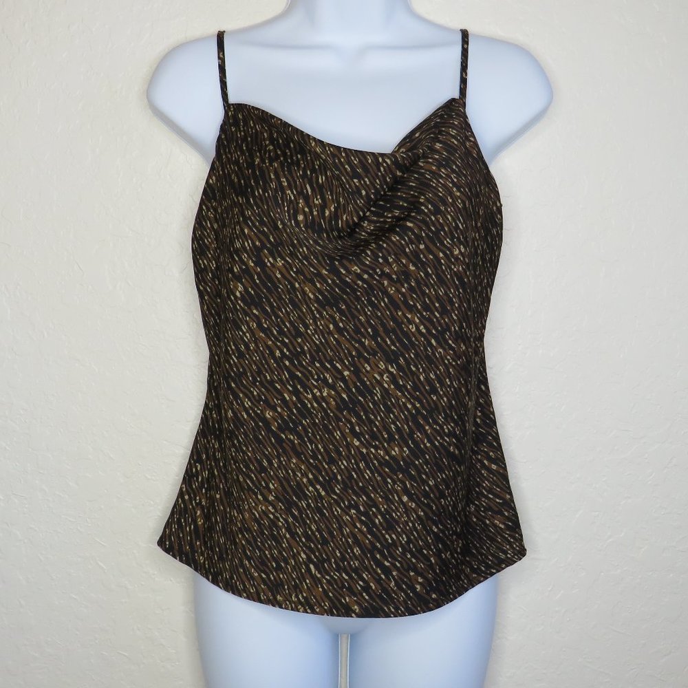 Banana Republic*‎ Women's Adjustable Strap Box Neck Straight Hem BOHO Blouse~ XS